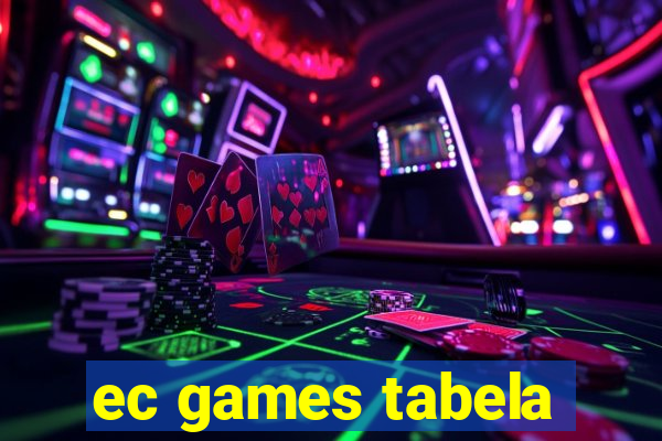 ec games tabela